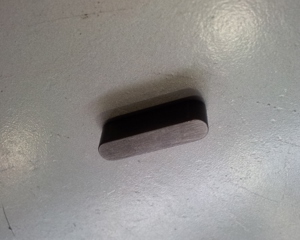 Key rounded 6.5x6.5x25 steel 1045